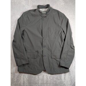 Eddie Bauer Travex Windbreaker Jacket Mens XL Gray Relaxed Fit Outdoor Hiking